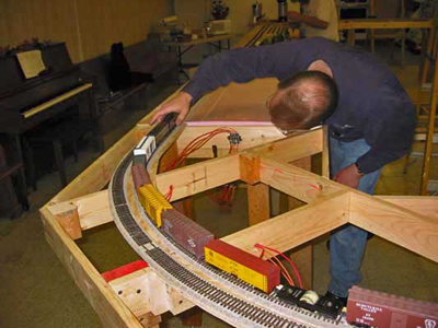 Keeping the trains on the track.