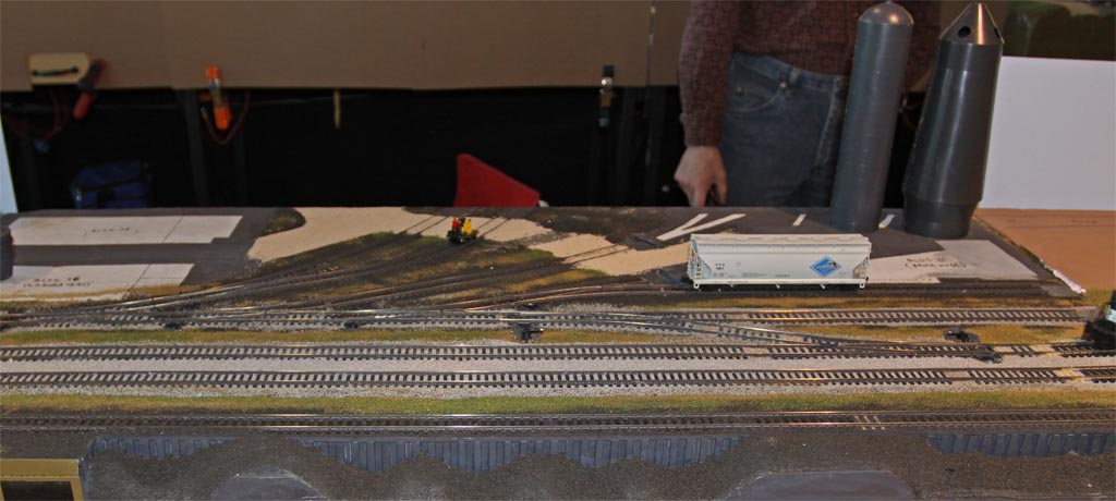 The blast furnaces module, while construction was in progress.