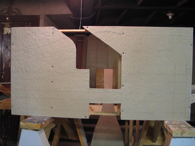 The "Coke Ovens" module under construction.