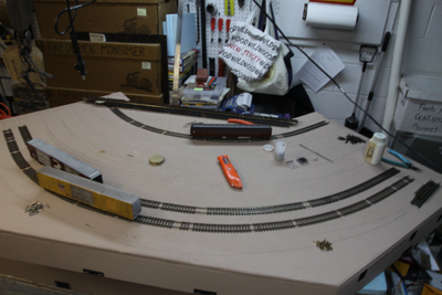 The Pottstown Yard Corner under construction.