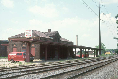 The real Royersford station.  Photos and measured drawings will allow us to build an accurate model of this station on our display layout.