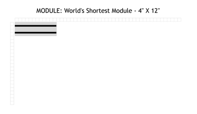 Diagram showing the general arrangement of this module.