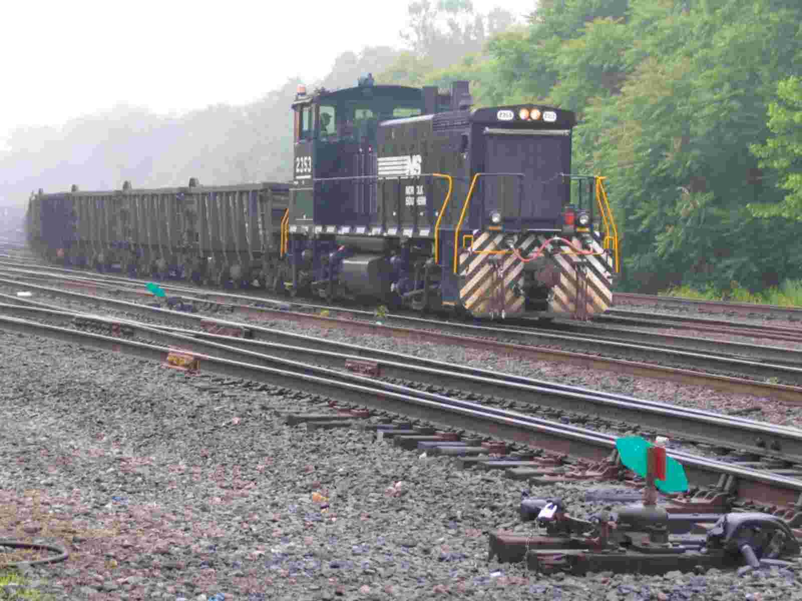 Switching locomotive at Abrams Yard
Image © Frederick Monsimer
